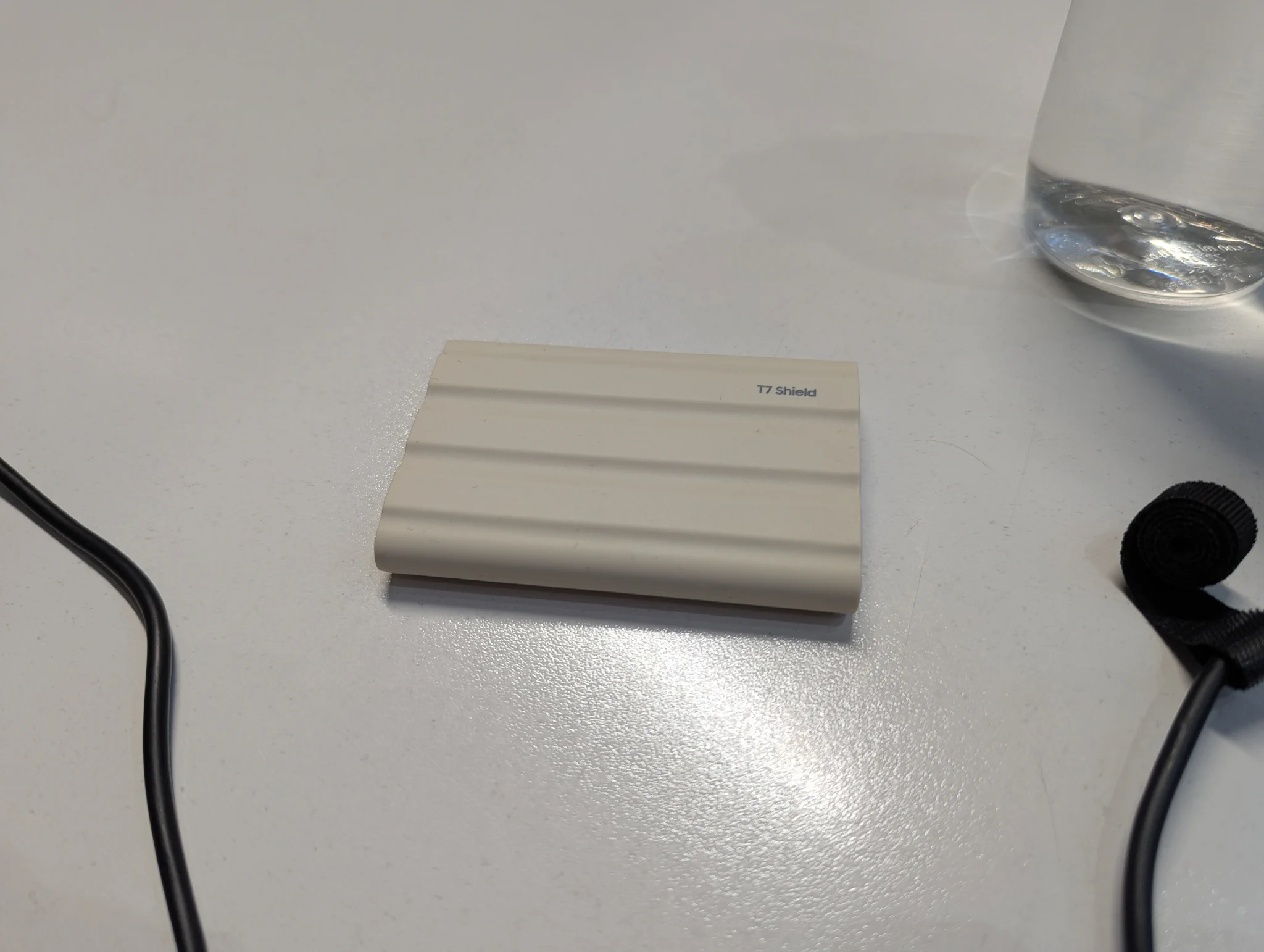 Samsung Portable SSD T7 Shield 2TB in its natural habitat